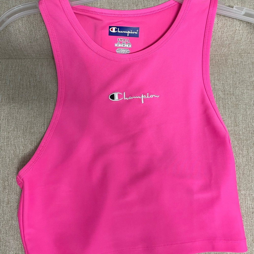 Limited Edition Fitted Cropped Tank, Champion x MTV Jock Tag